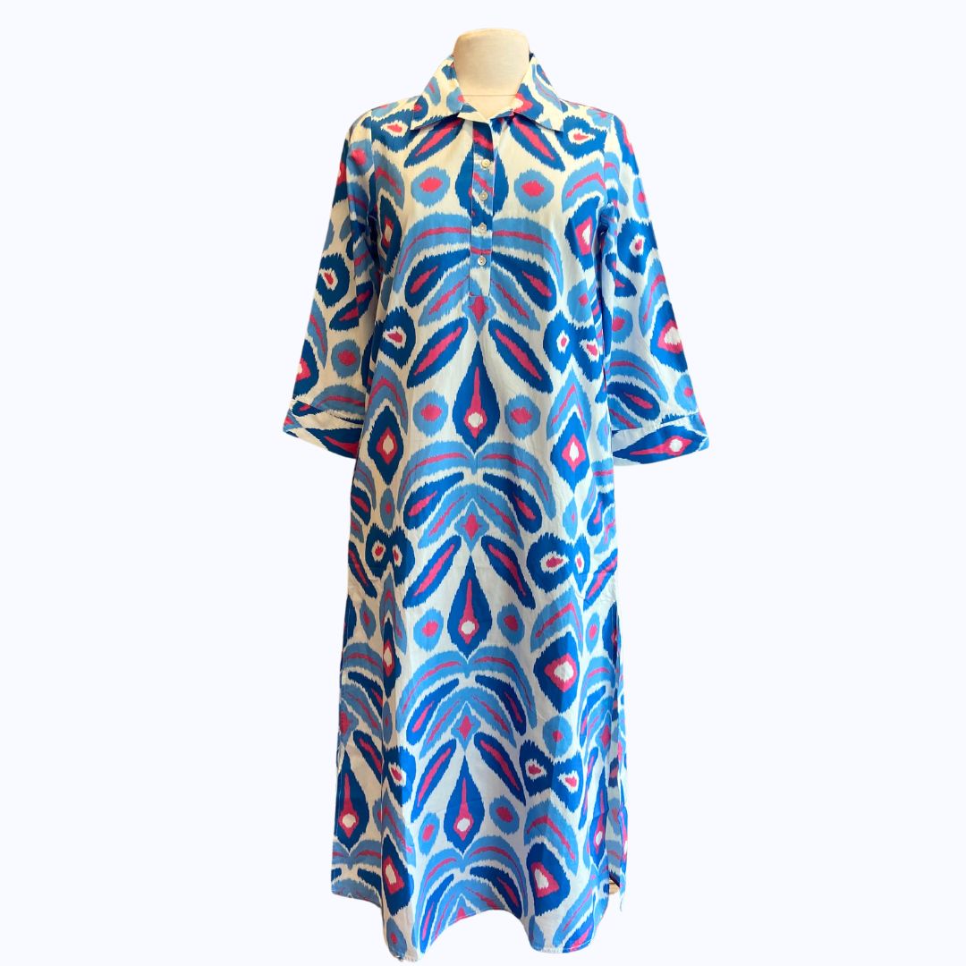 Long Ikat Tunic Dress