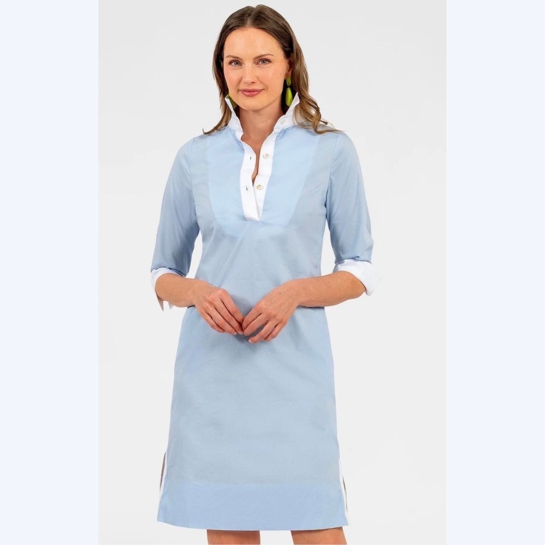 Light Blue Shirt Dress