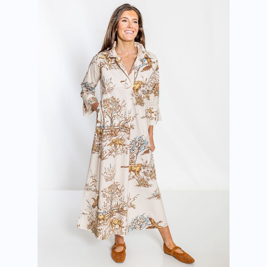 Maple Field & Feather Ruthie Shirt Dress Long