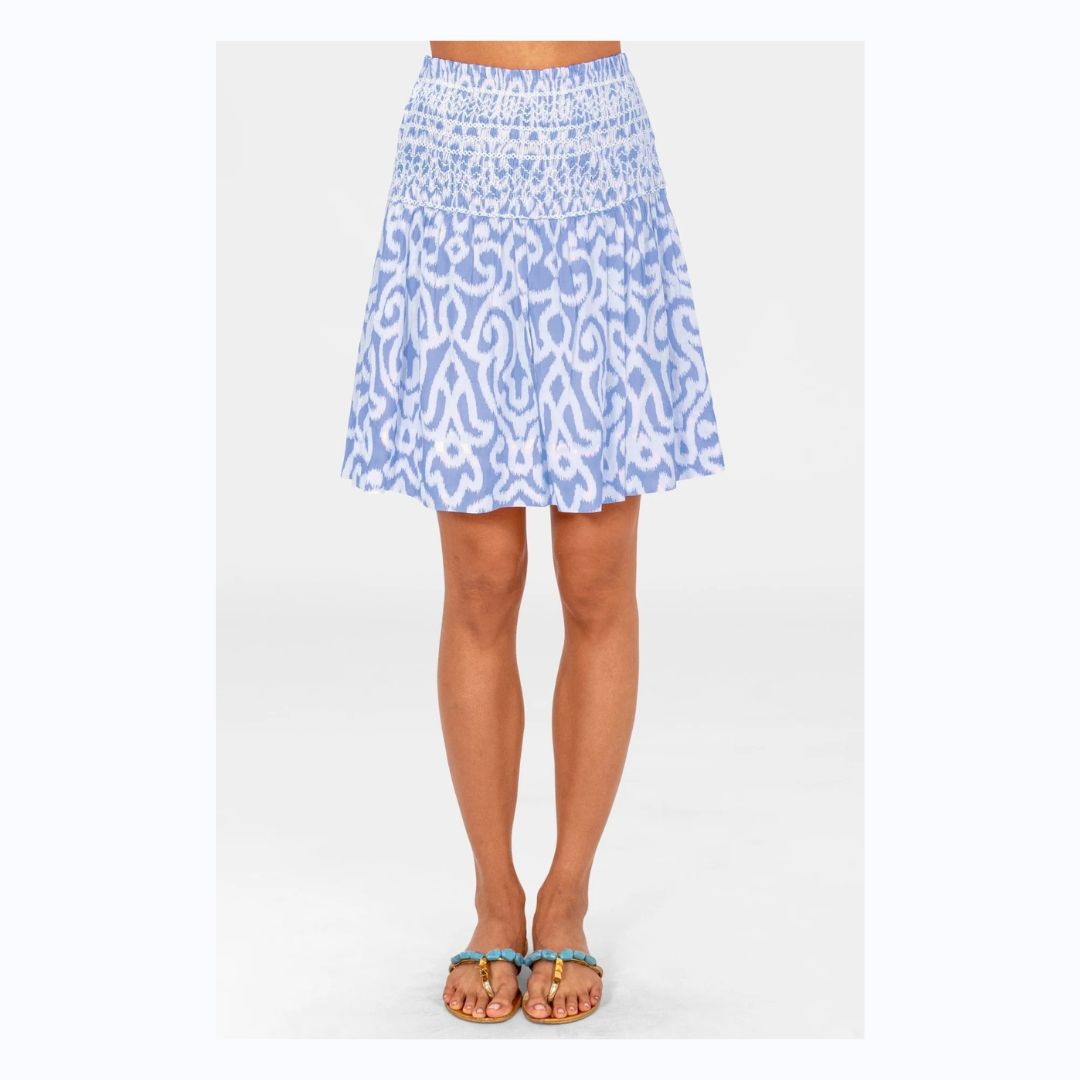 Easy Smocked Waist Summer Skirt