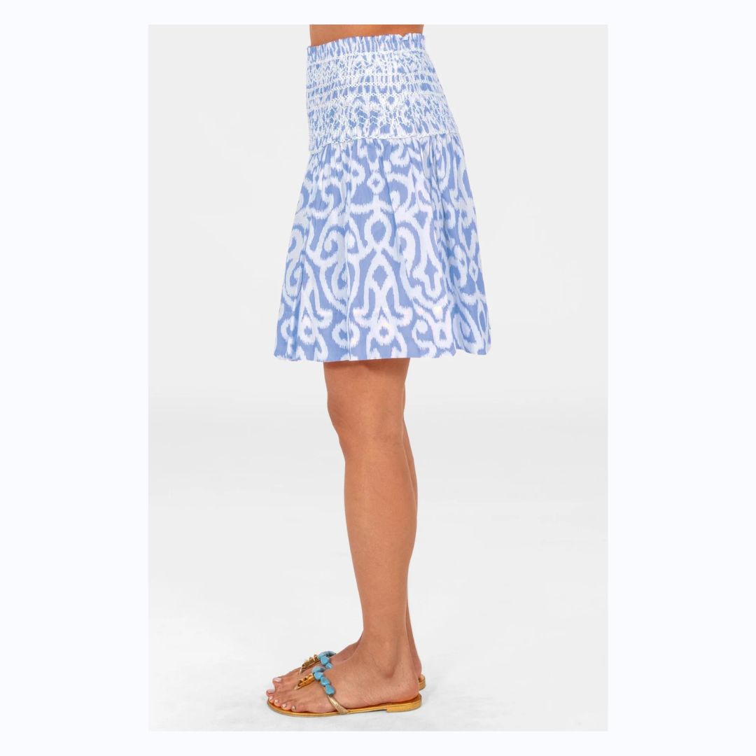 Easy Smocked Waist Summer Skirt