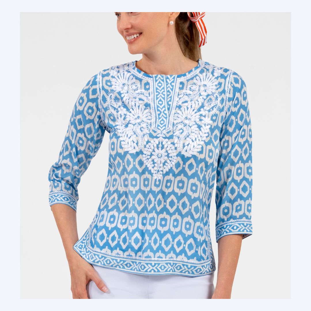 Summer Embroidered Tunic