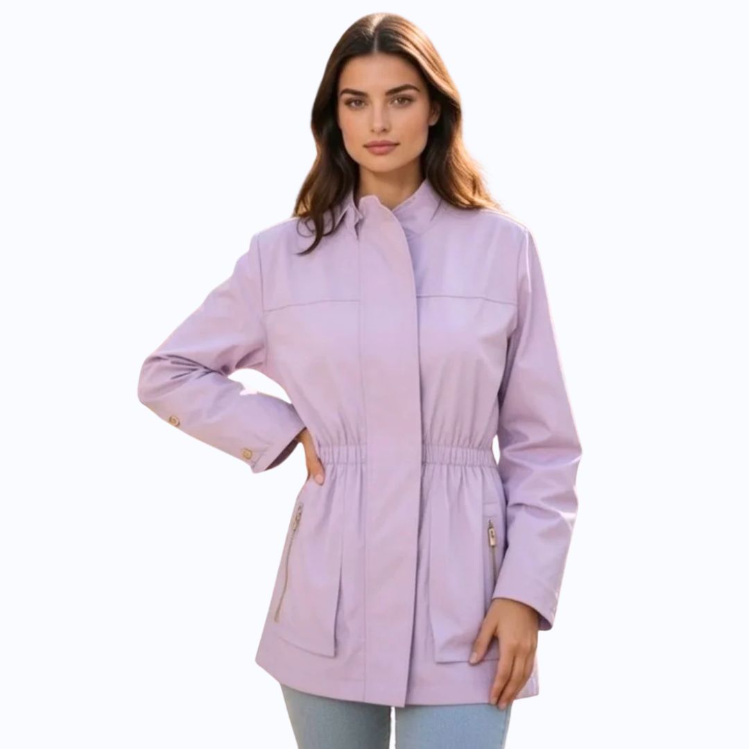 Lilac Waterproof Anorak Jacket