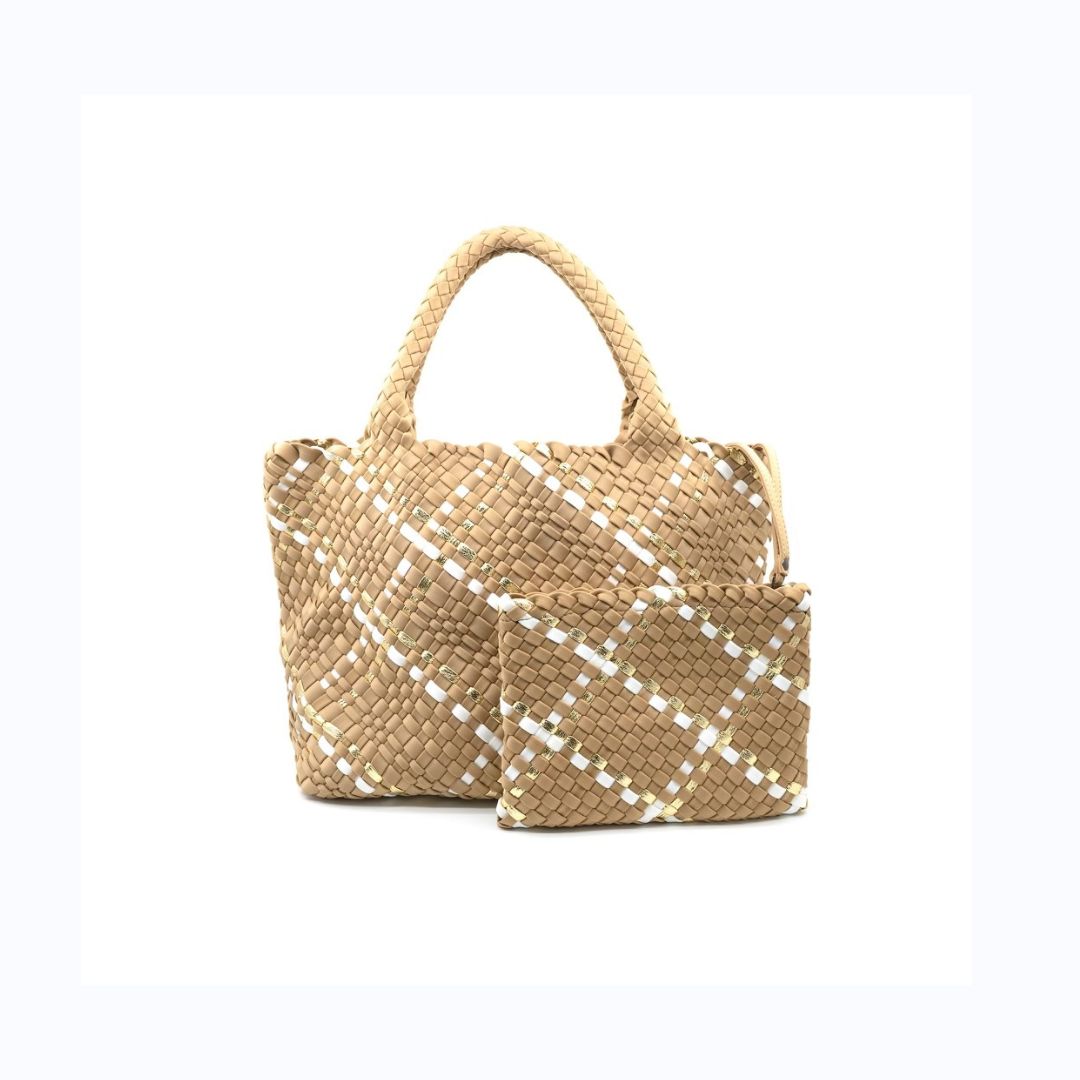 Woven Neutral Tote