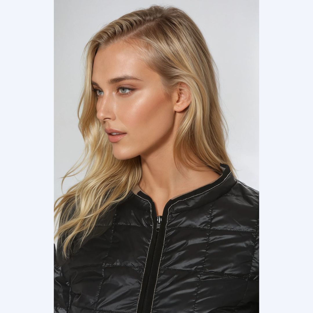 Short Quilted Down Jacket