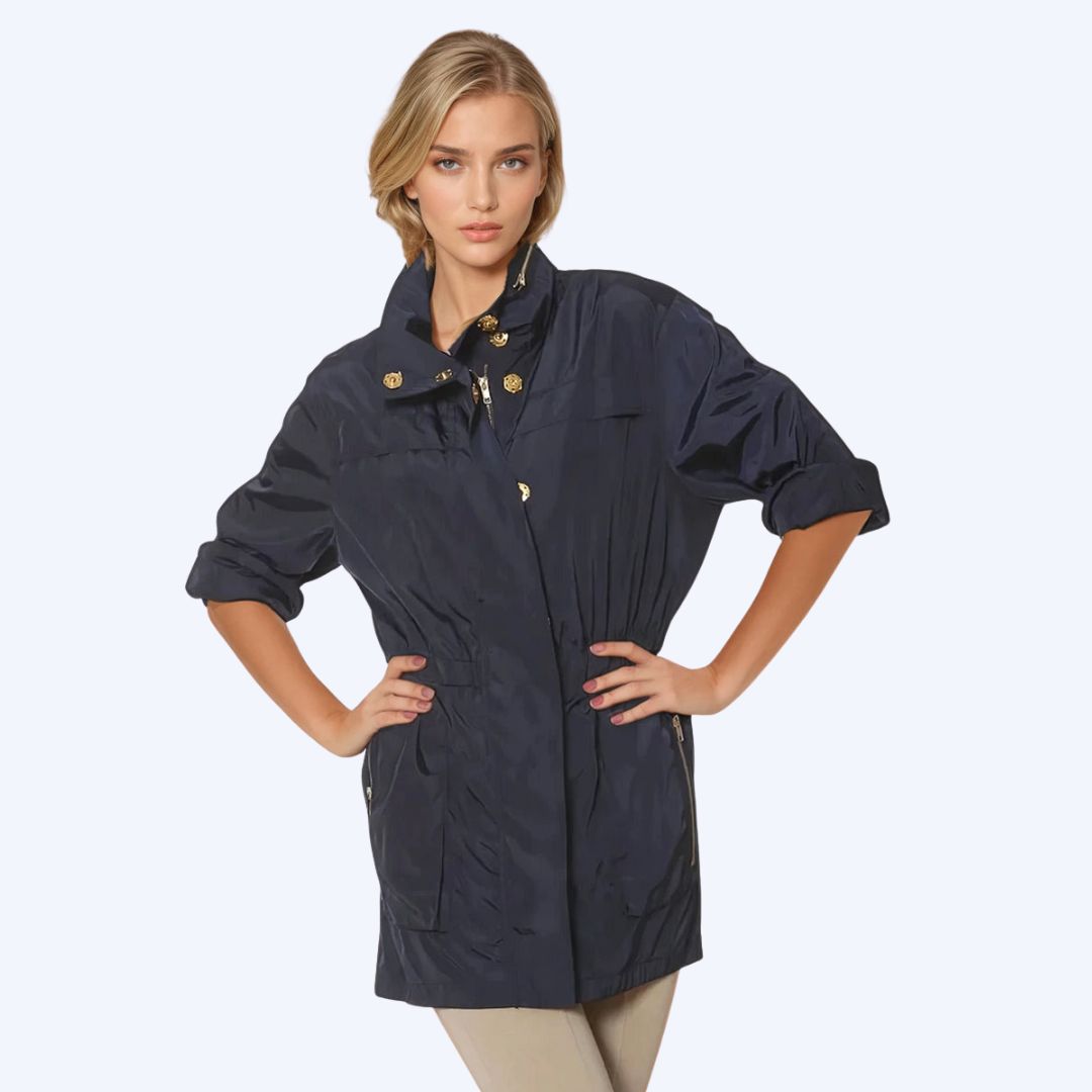 Navy Anorak Jacket - Kristin Chase