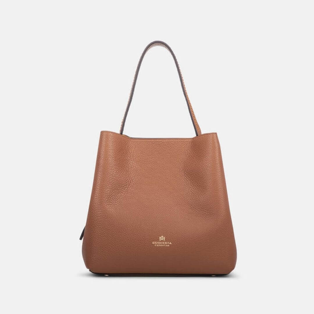 Italian Leather Bucket Bag