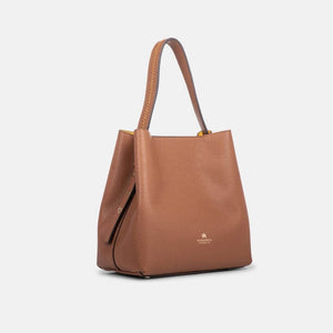 Twist mini smooth leather bucket bag – 10corsocomo