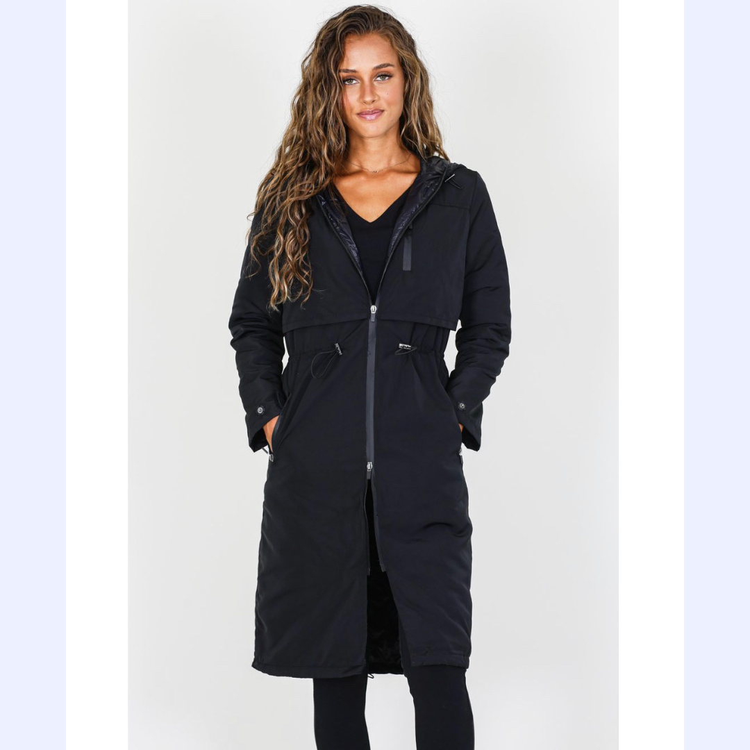 Long Toggle Trench Coat
