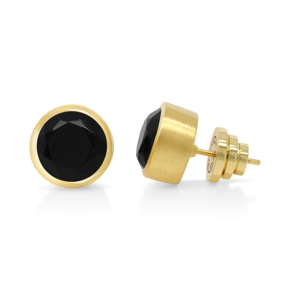 10MM Gemstone Stud Earrings